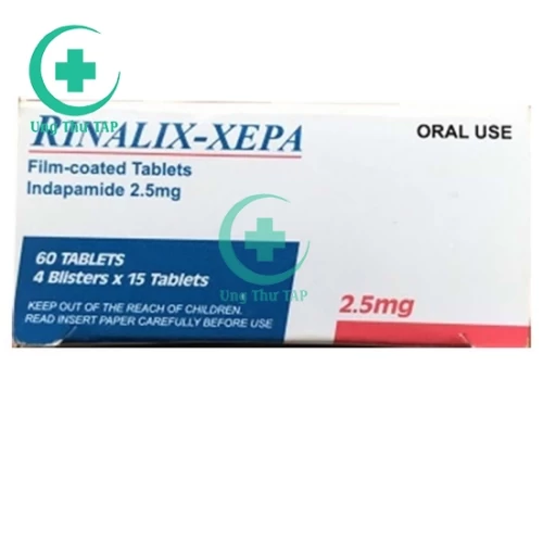 Rinalix-Xepa 2.5mg - Thuốc điều trị tăng huyết áp của Malaysia